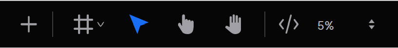 canvas controls.png The canvas controls are found in the central toolbar.