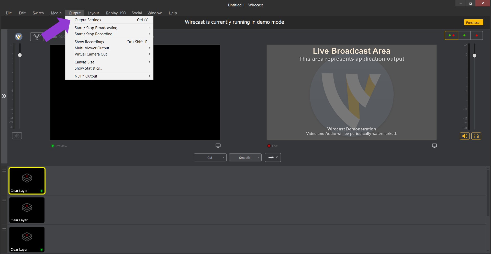 Using Wirecast with THEOlive