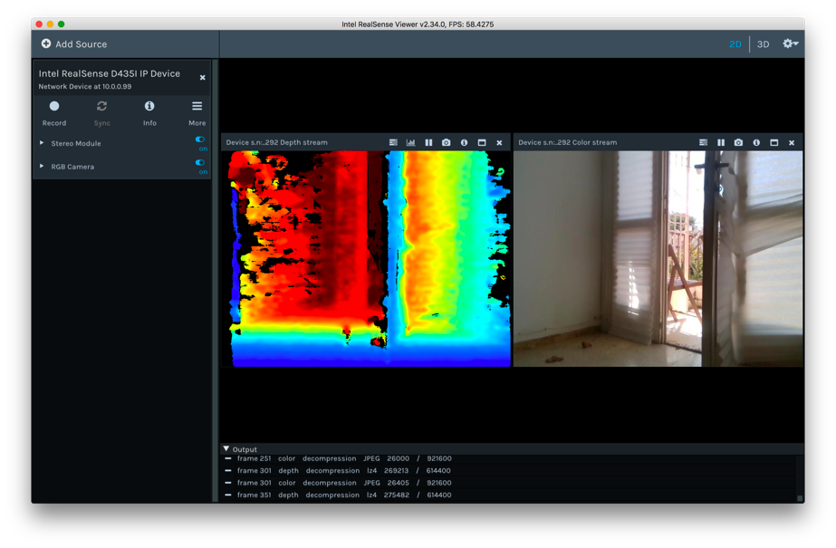 intel realsense camera mac