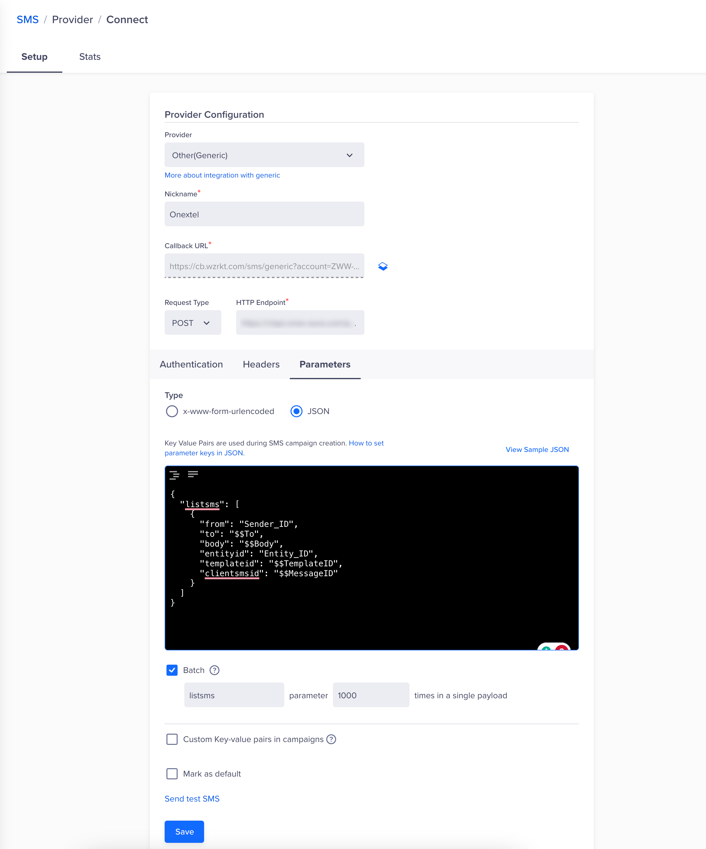 Provider Configuration