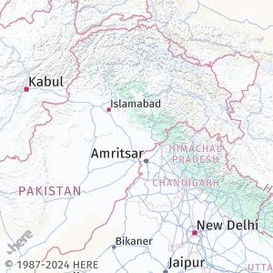 Jammu and Kashmir along with Ladakh - Pakistani geopolitical view