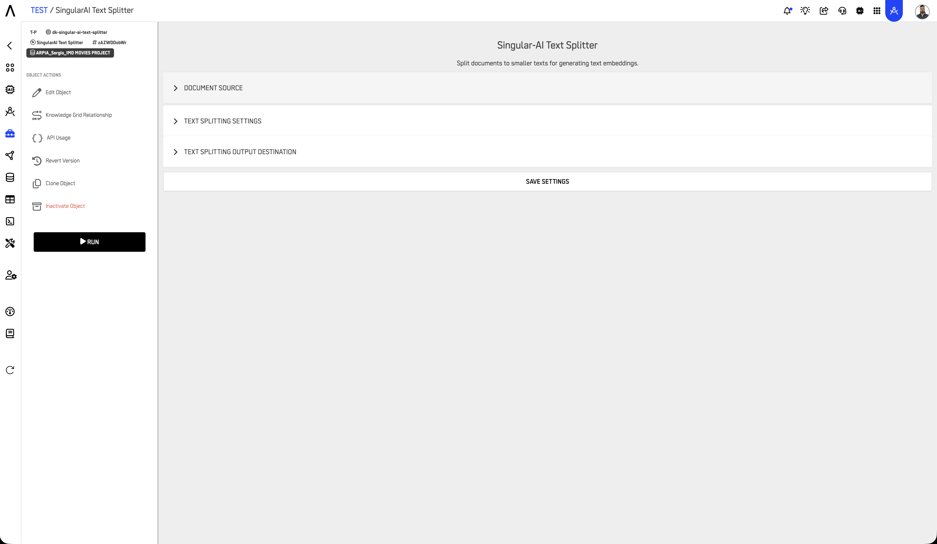 AP Prepared Table interface