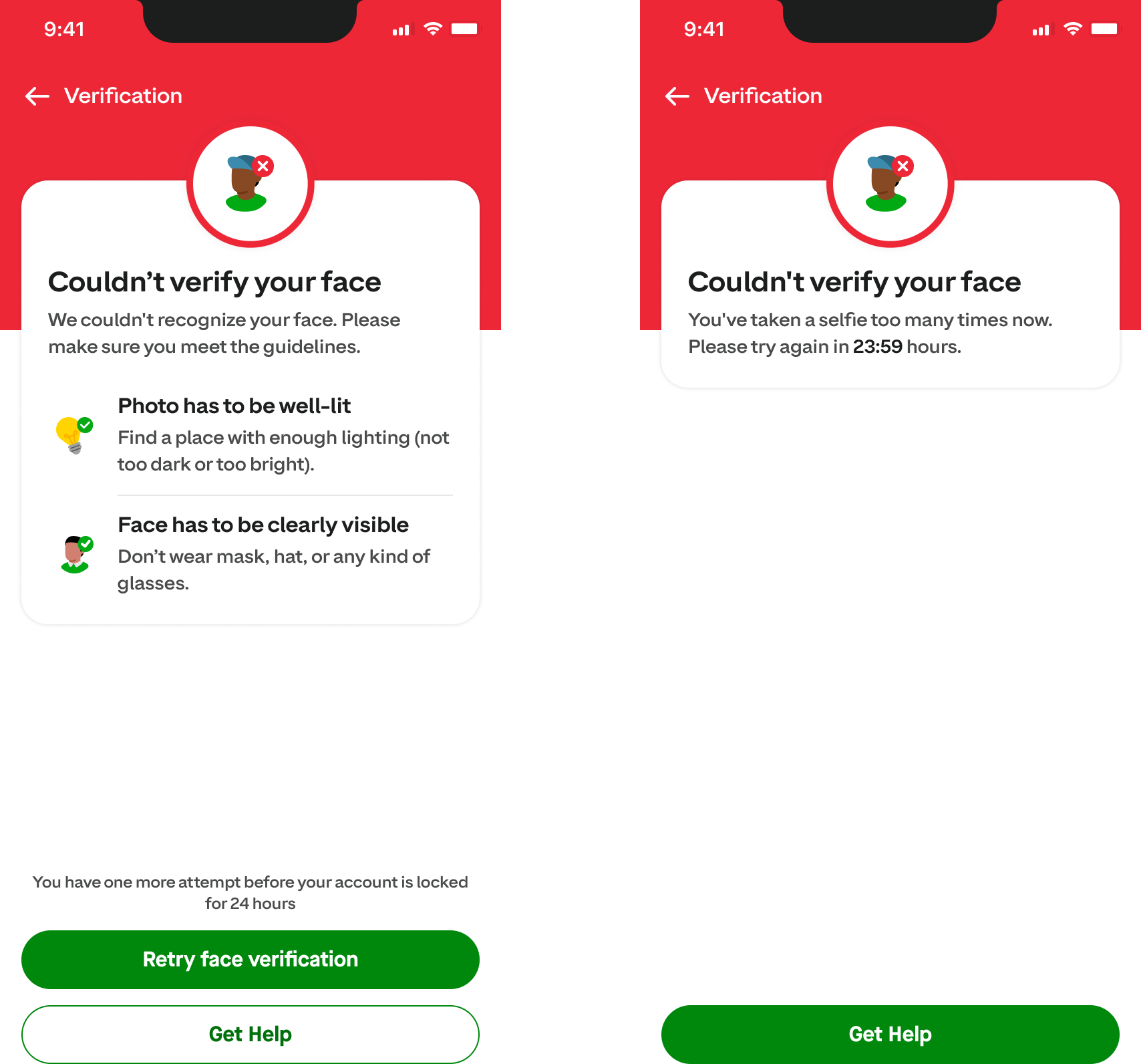 Native Failure Status