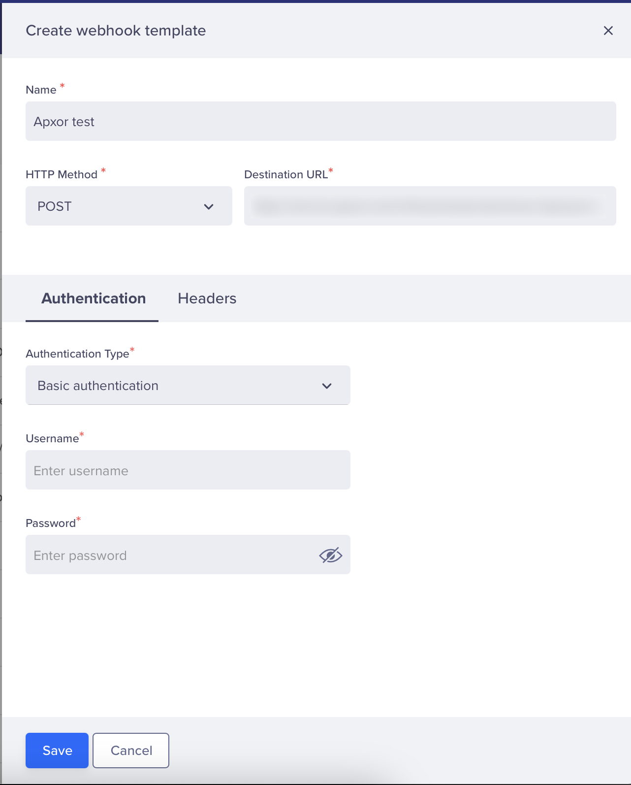 Create Webhook