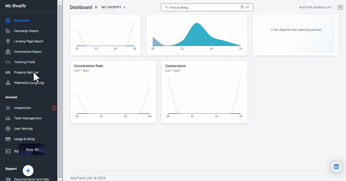 Click on Reload Conversions to load the most recently created conversion goals from Google Ads, map your events and click save.