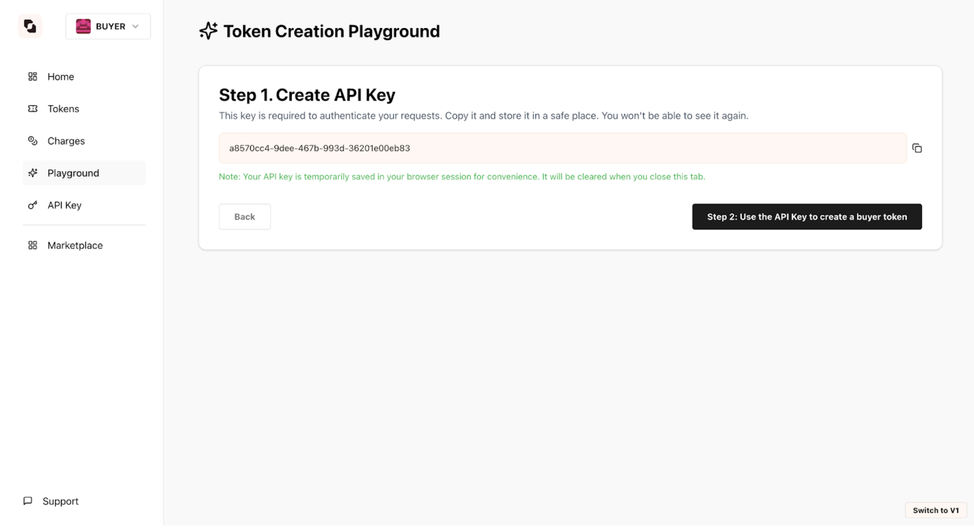 Quick and simple sign up