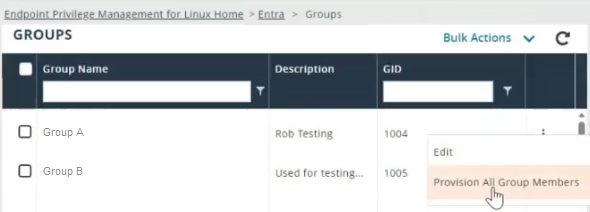 Provision all group members for Entra ID groups