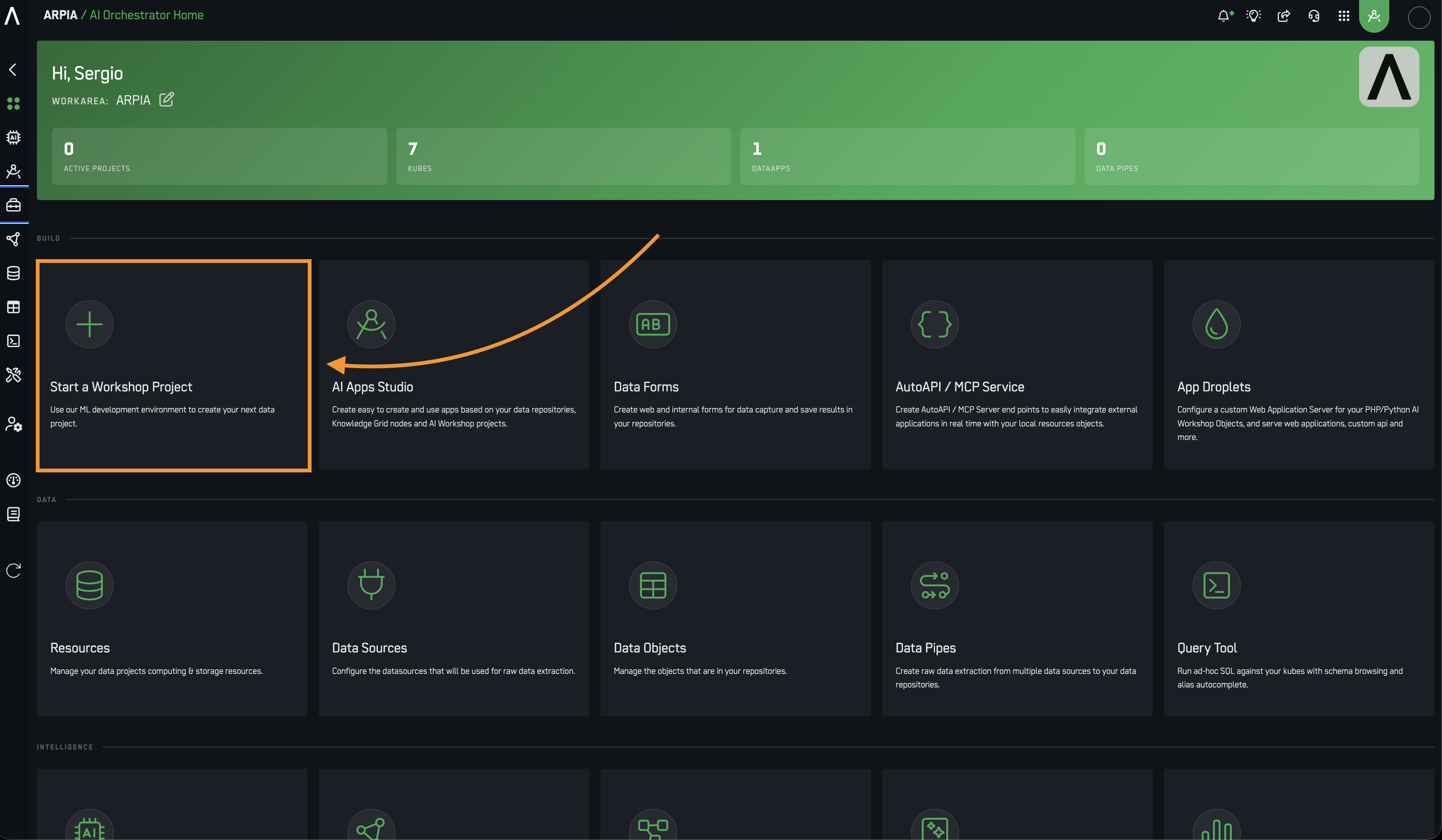 Reasoning Flows navigation
