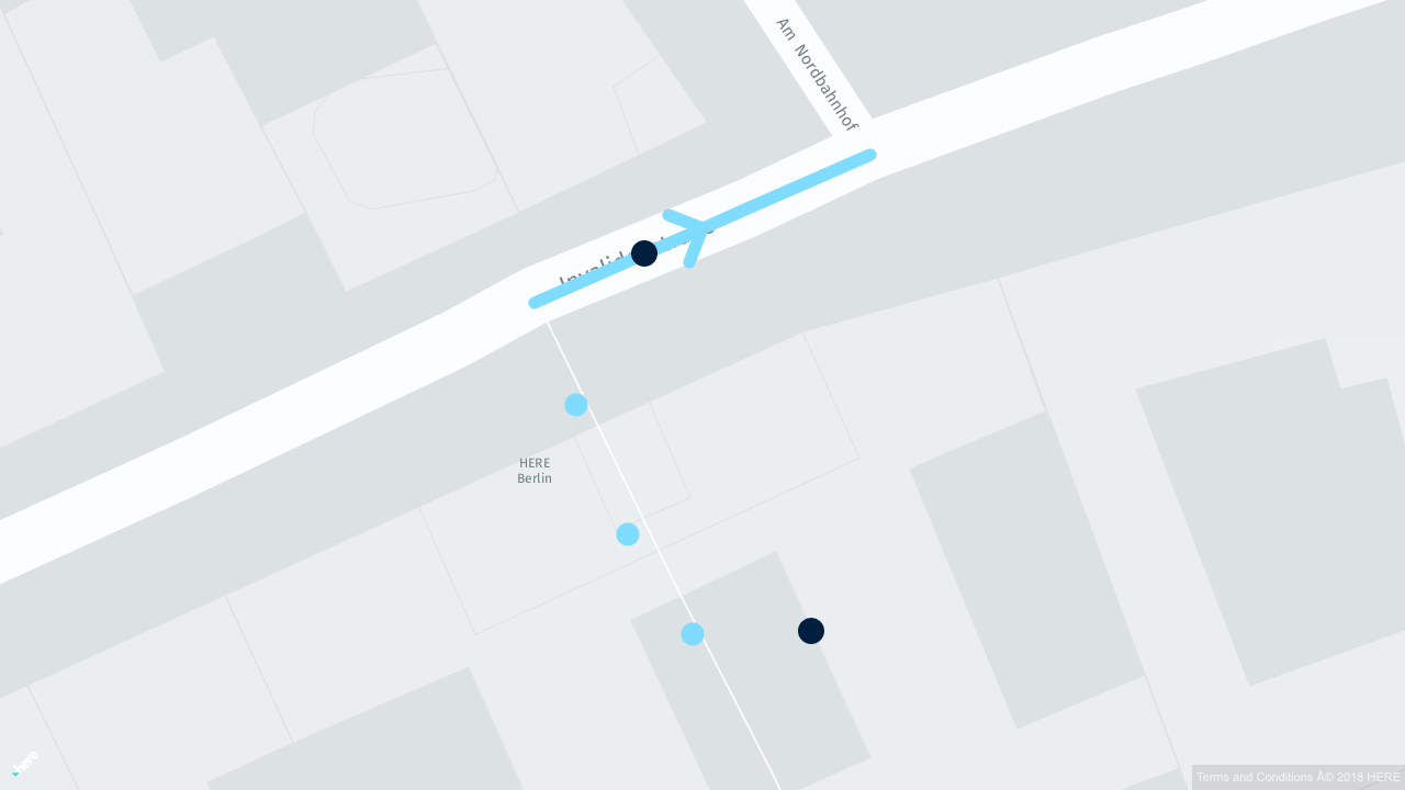 Visualization of a POI with Access Point Location Reference