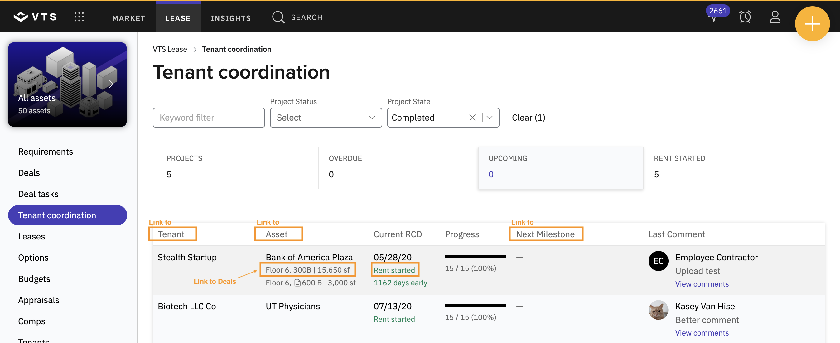 The fields above can be accessed from the coordination_projects path