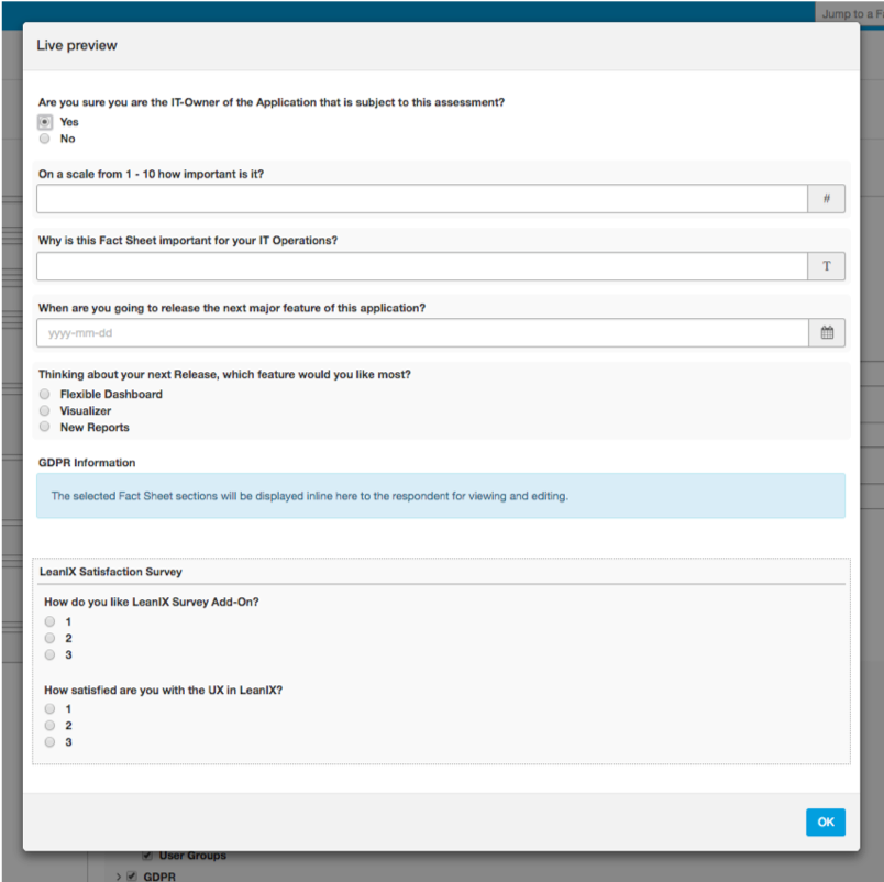 Survey Add On - after the final check of your survey design you can move on to step 2 clicking save next