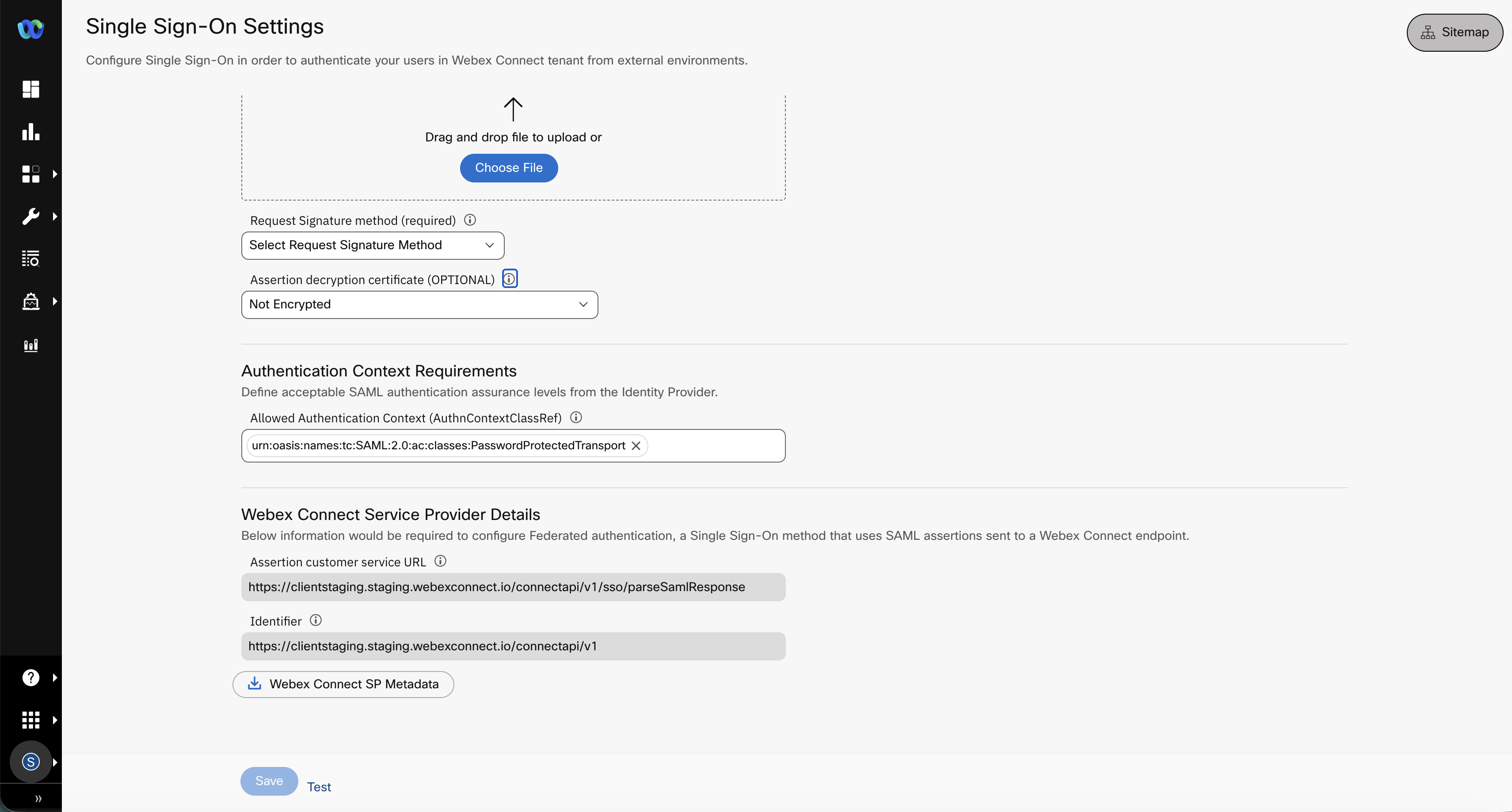 SSO Settings - Part 2