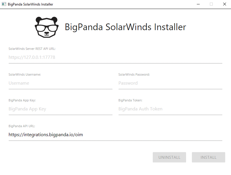 Solarwinds Configuration