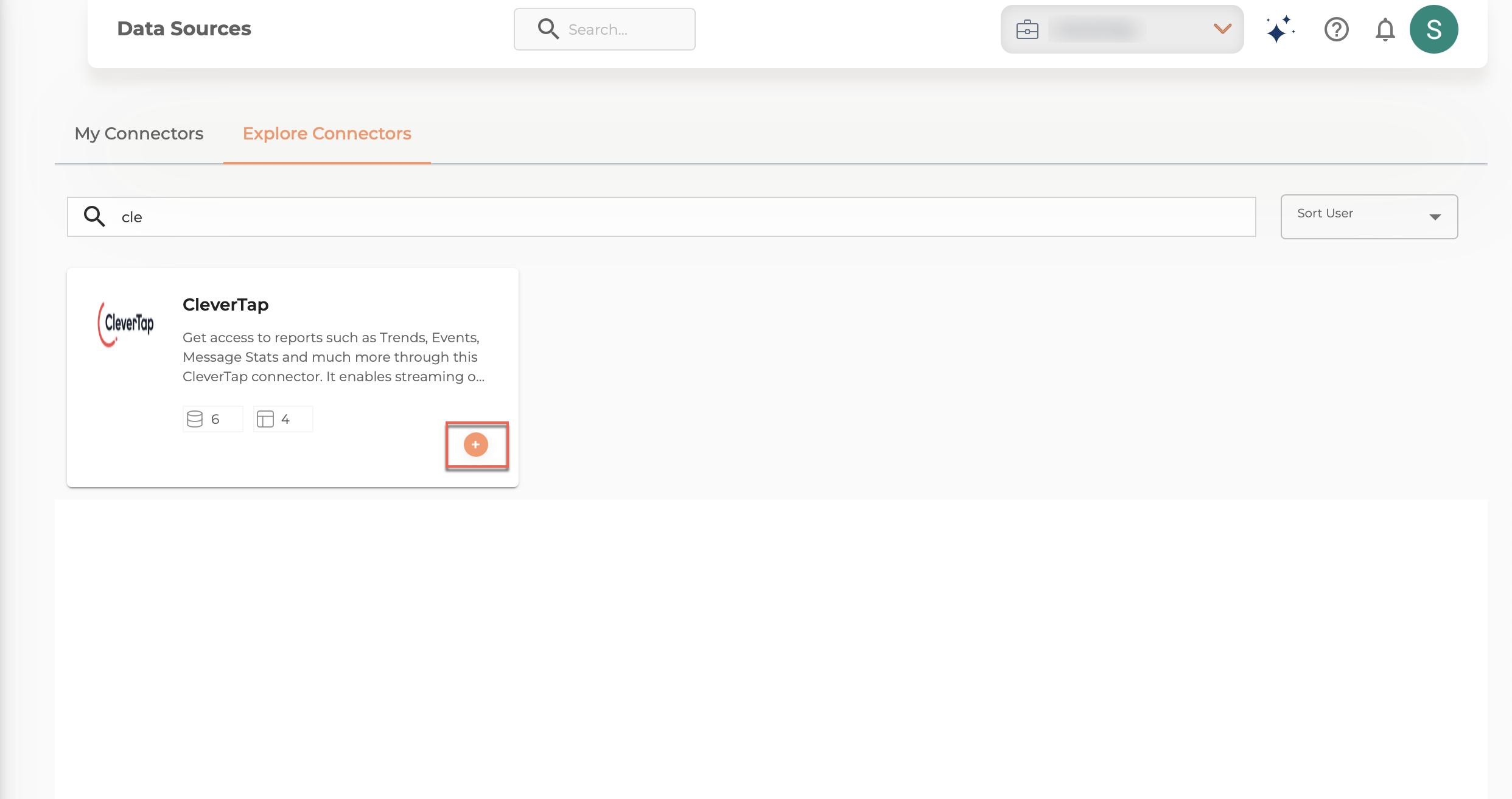 Add CleverTap as a Source on DataChannel