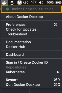 docker for mac dashboard