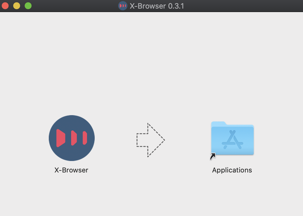 X Browser installation on macOS