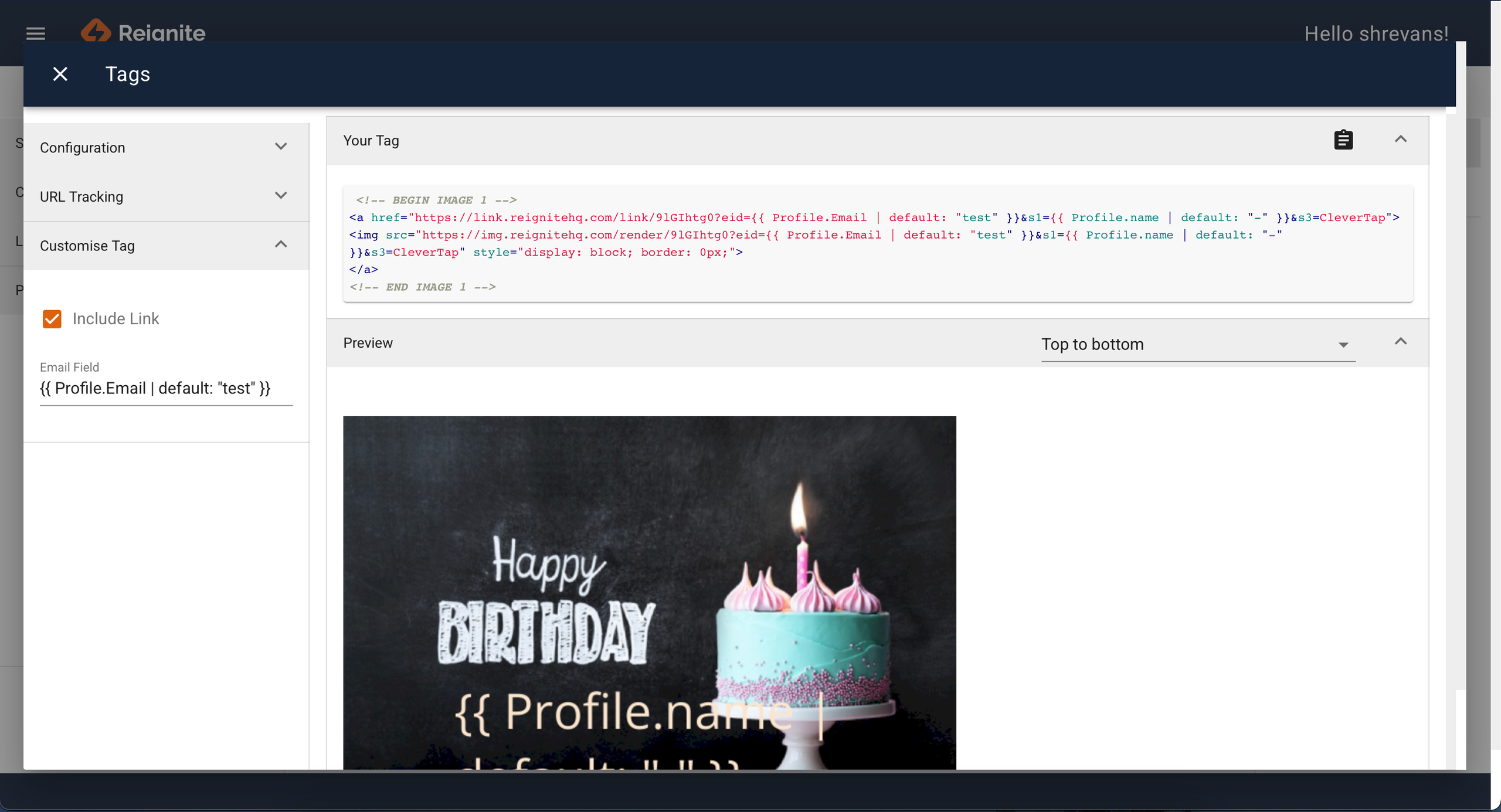 Configuration Tags