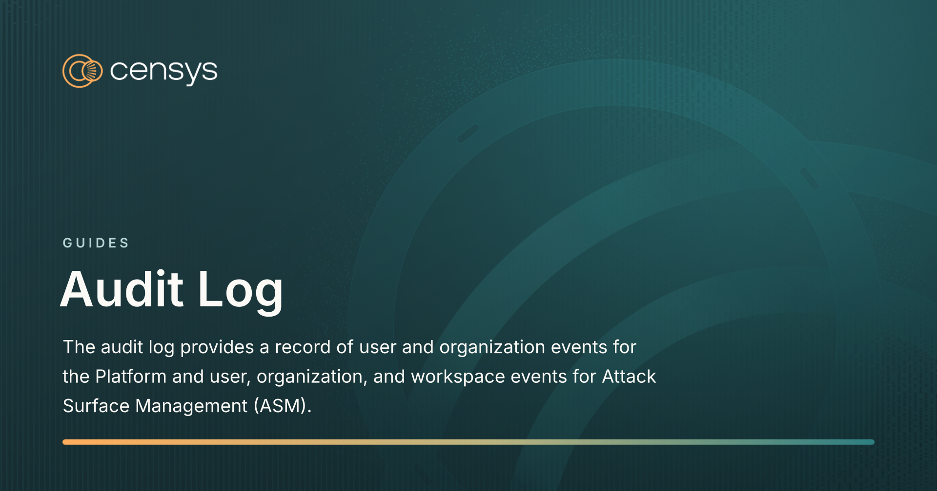 Audit Log