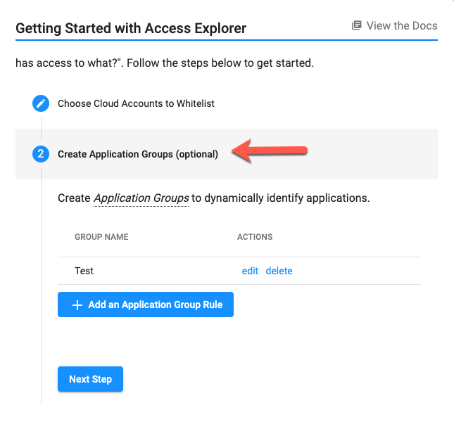 Getting Started with Access Explorer - Step 2 (Application Groups)