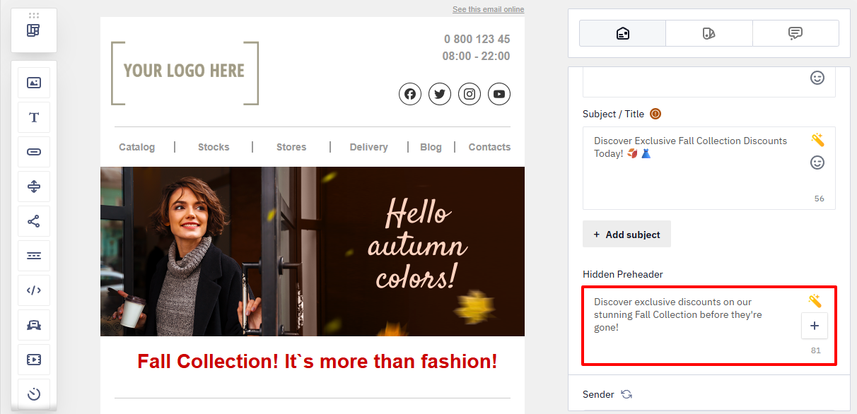 Hidden Preheader