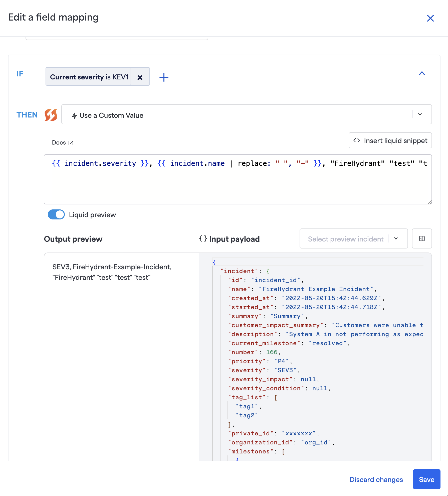 Custom values for Jira field mapping