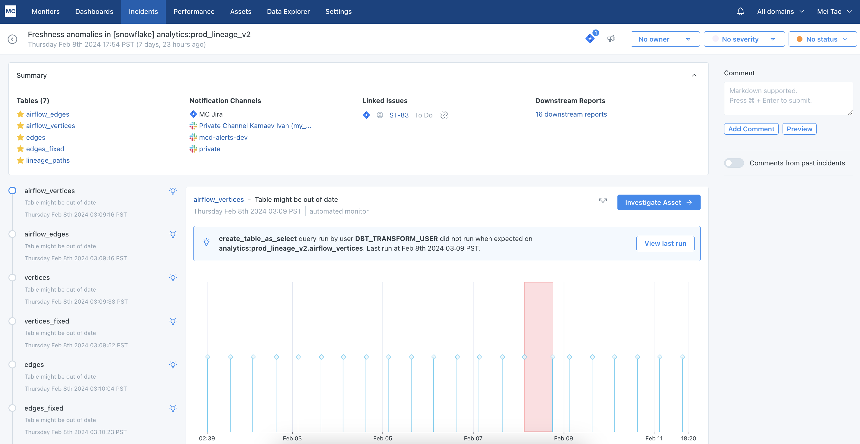 Incident IQ Page