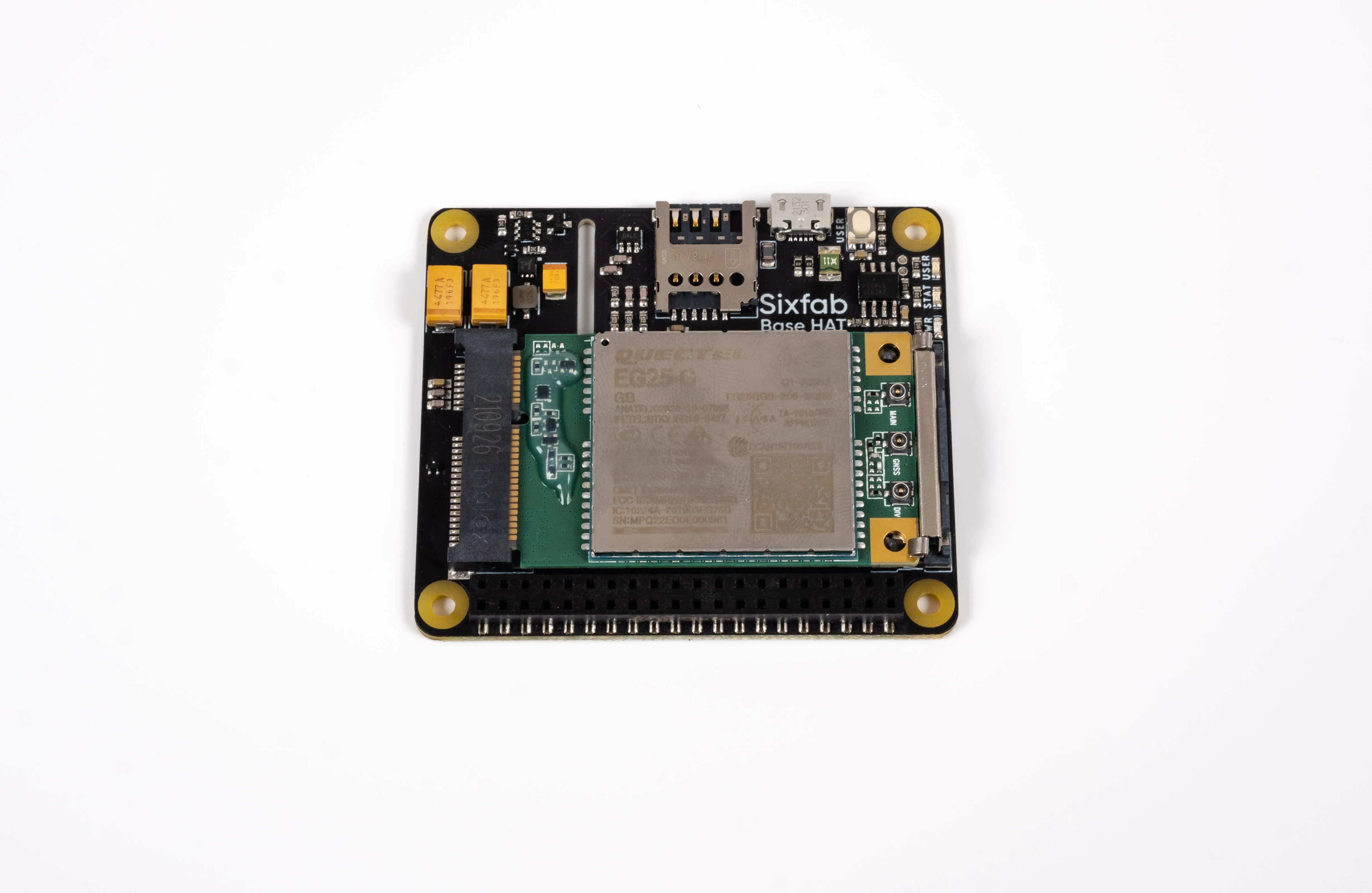 Sixfab Raspberry Pi 4G/LTE Cellular Modem Kit 