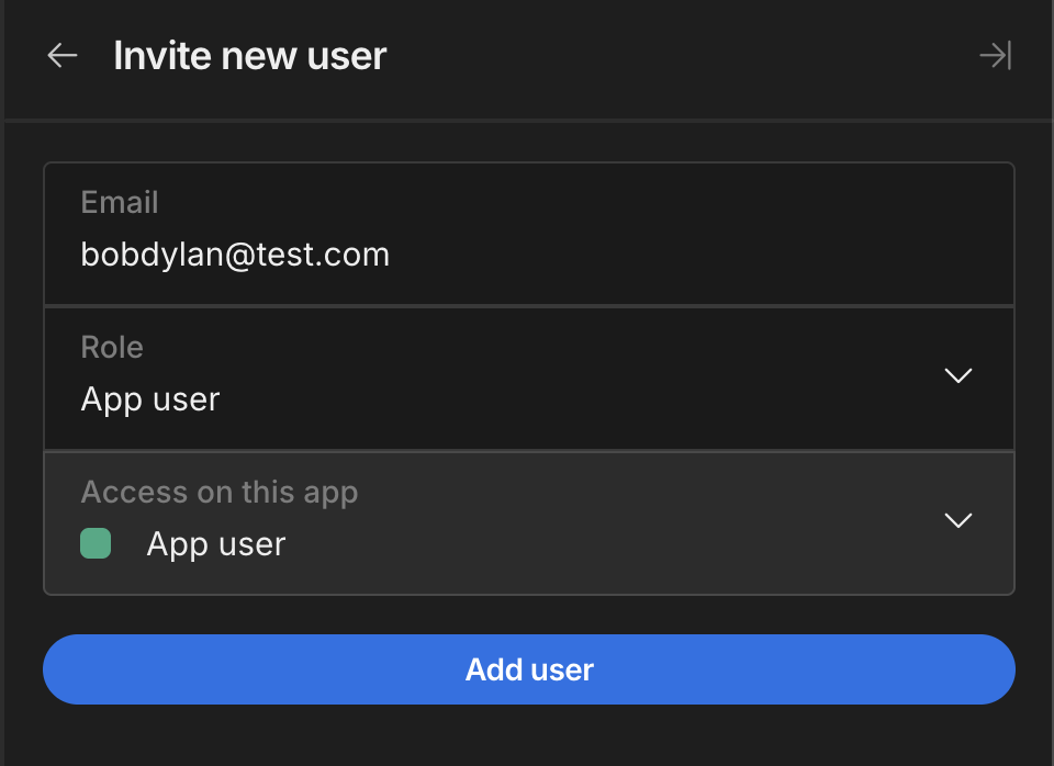 Add user