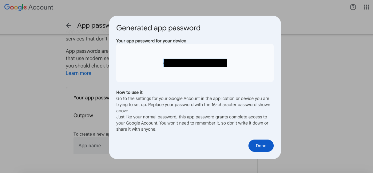 App Password