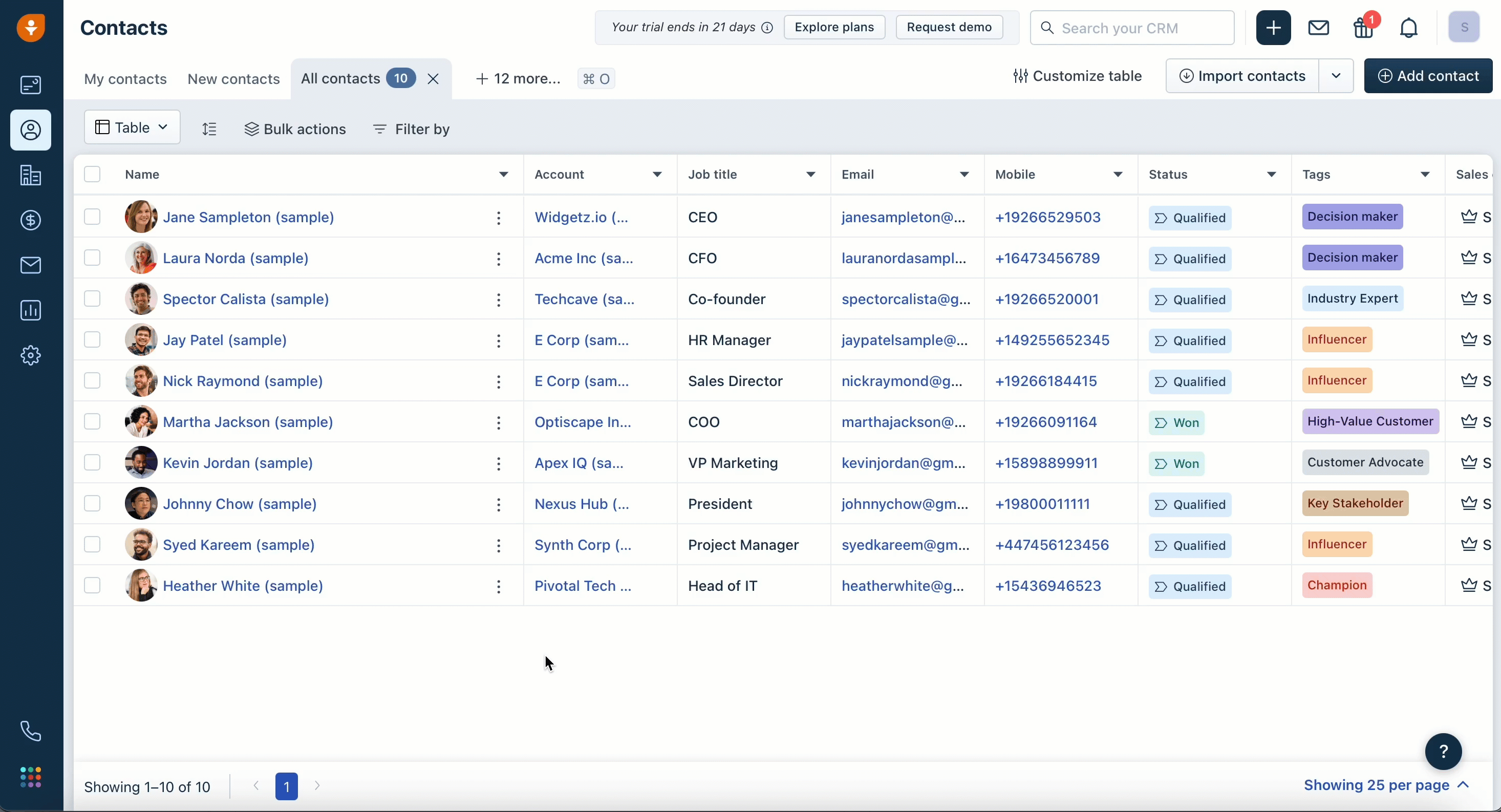 Create a new workflow in Admin Settings.