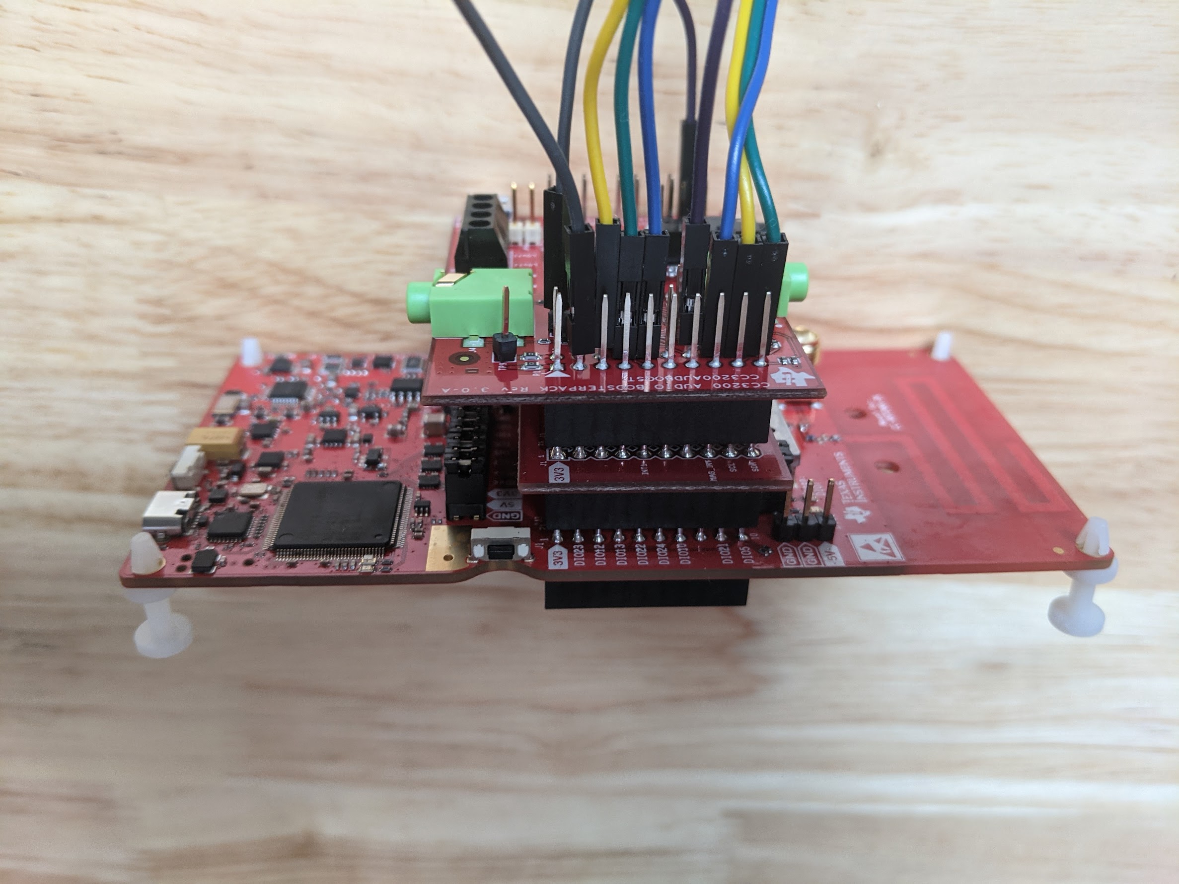 launchpad_with_boosterpacks.jpg TI Launchpad connected with Sensor and Audio BoosterPacks
