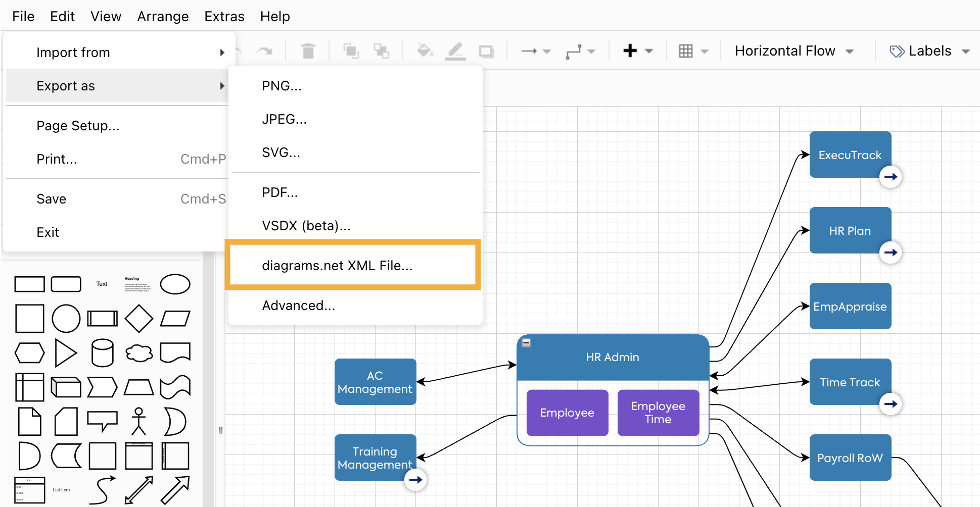 Draw. io - The best technical drawing tool, free and online, has now  desktop application - The Blog of Jorge de la Cruz