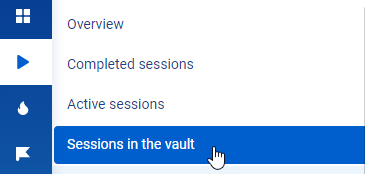 Sessions in the vault