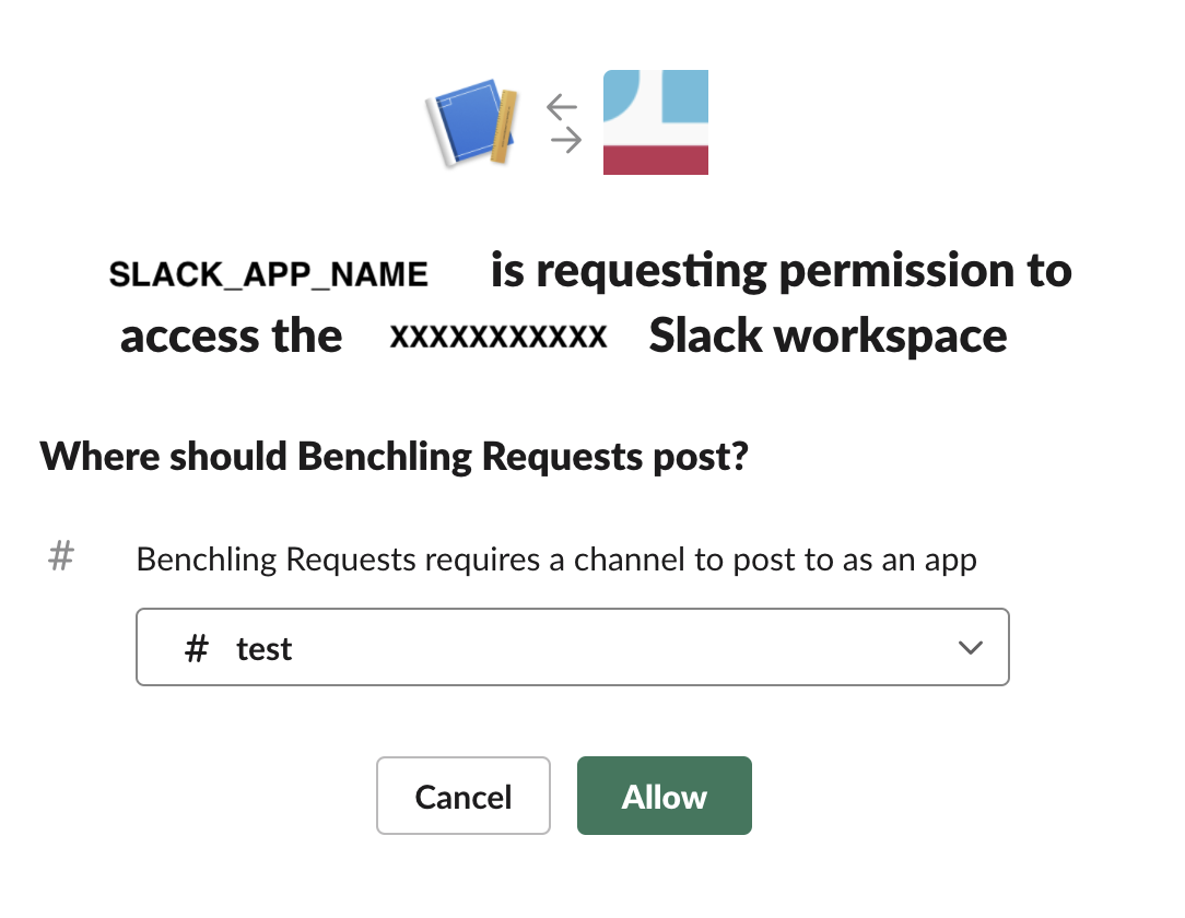 Allow permission to post in Slack Channel