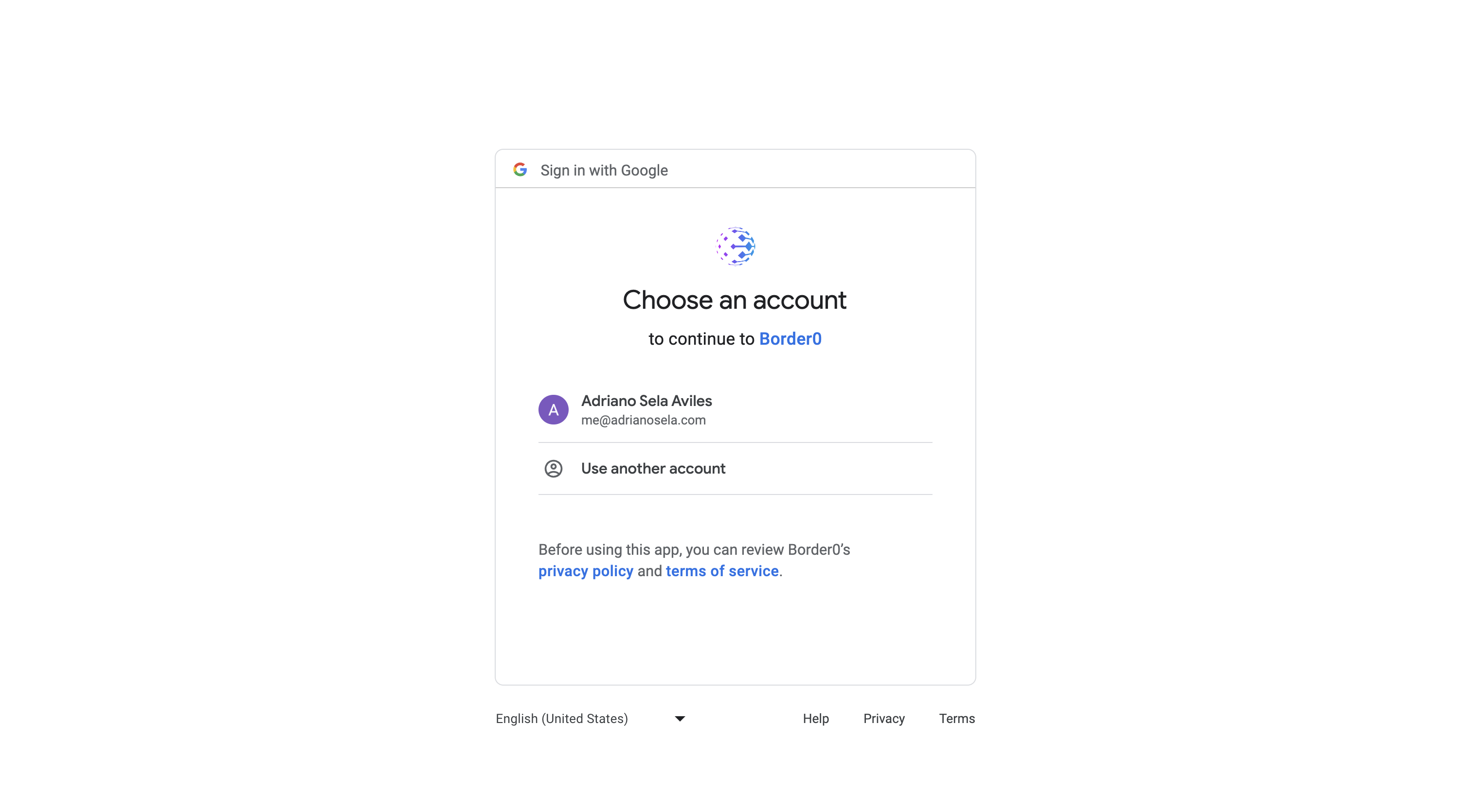 Google OAuth 2.0 Authorization Flow