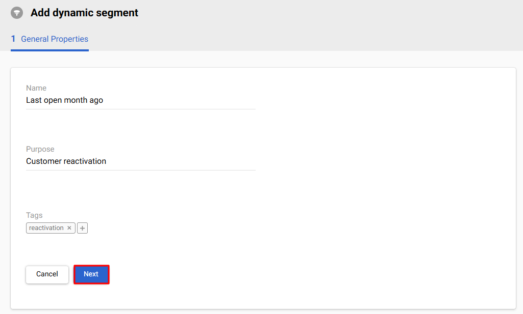 Dynamic segment parameters