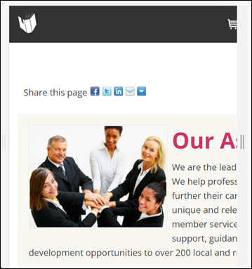 Troubleshooting responsive issues on mobile