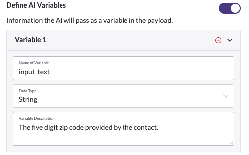 **Basic Example of Variable**