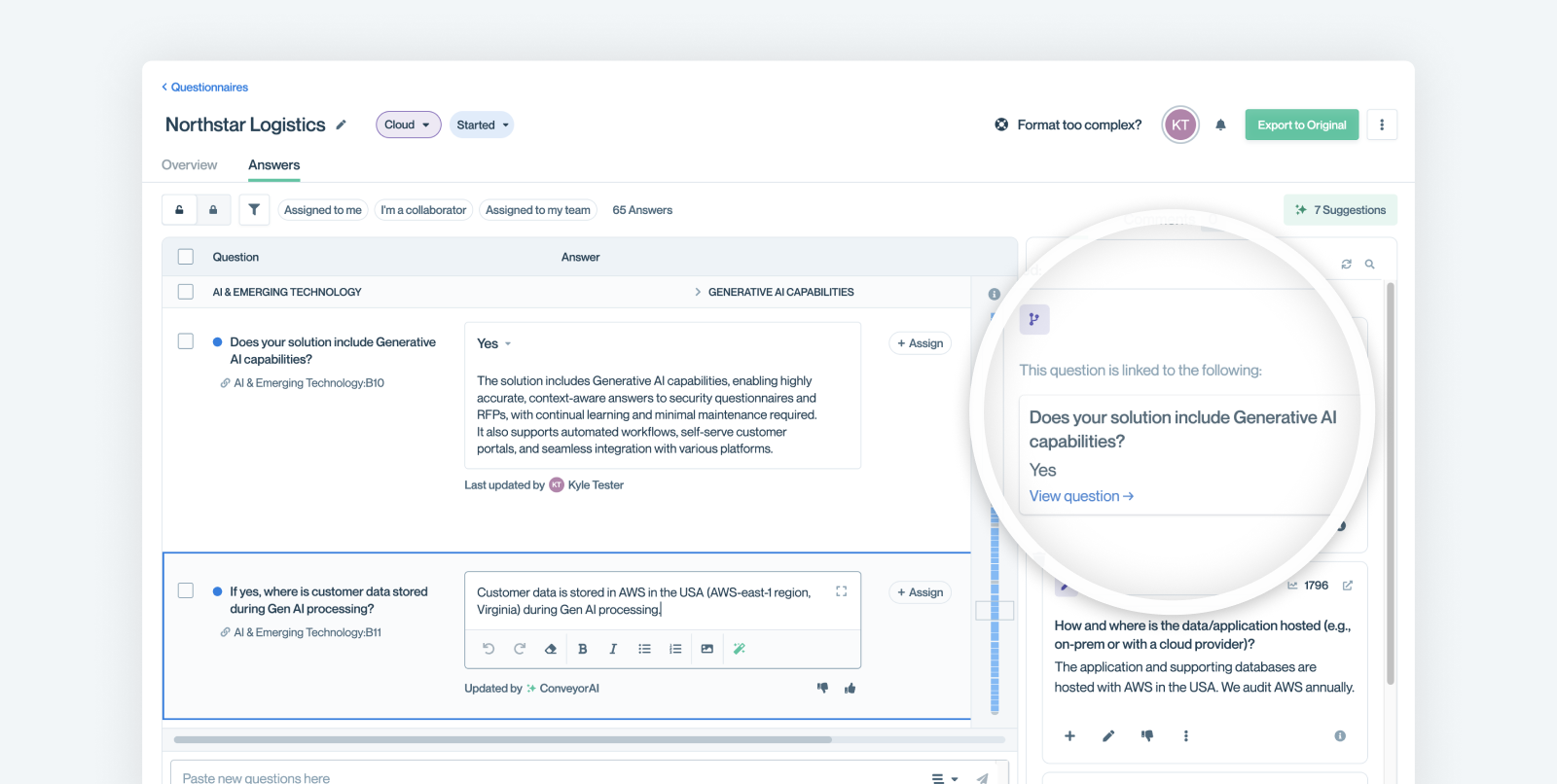 Parent conditional connection in the sources tab.