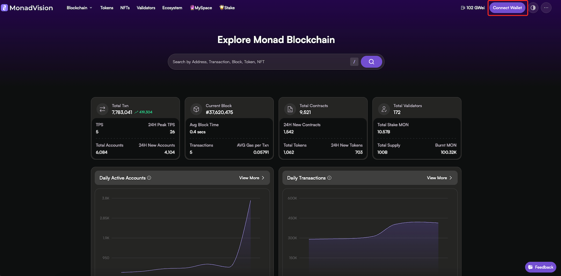Monad Blockchain Explorer