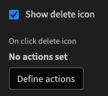 Add some delete actions