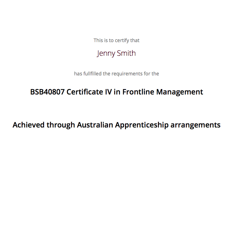  Figure 425. A qualification achieved via an apprenticeship arrangement