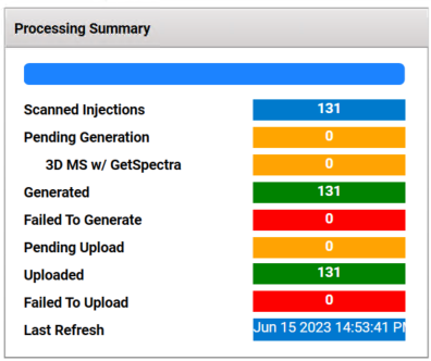 Example Processing Summary