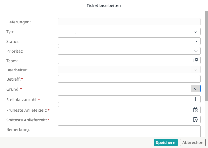 Ein Ticket nachträglich bearbeiten