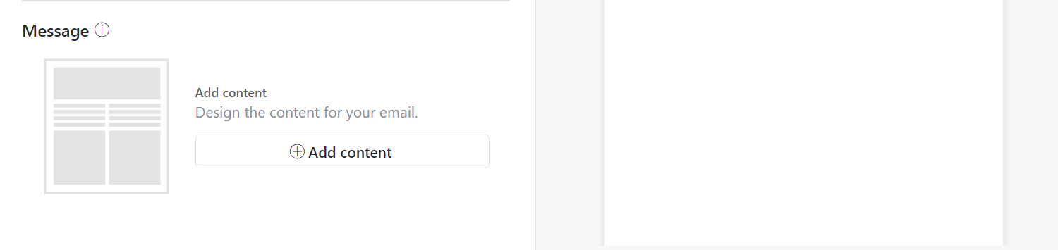 Email template nodes and content editor