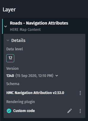Layer rendering settings