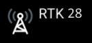 RTK enabled, base station connected, RTK data not used