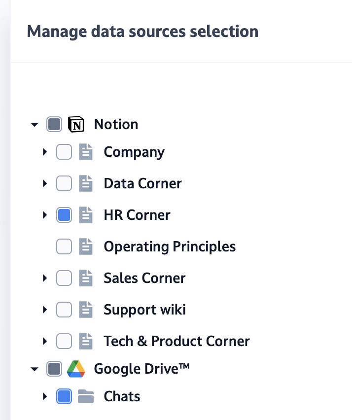 Select the right data sources

