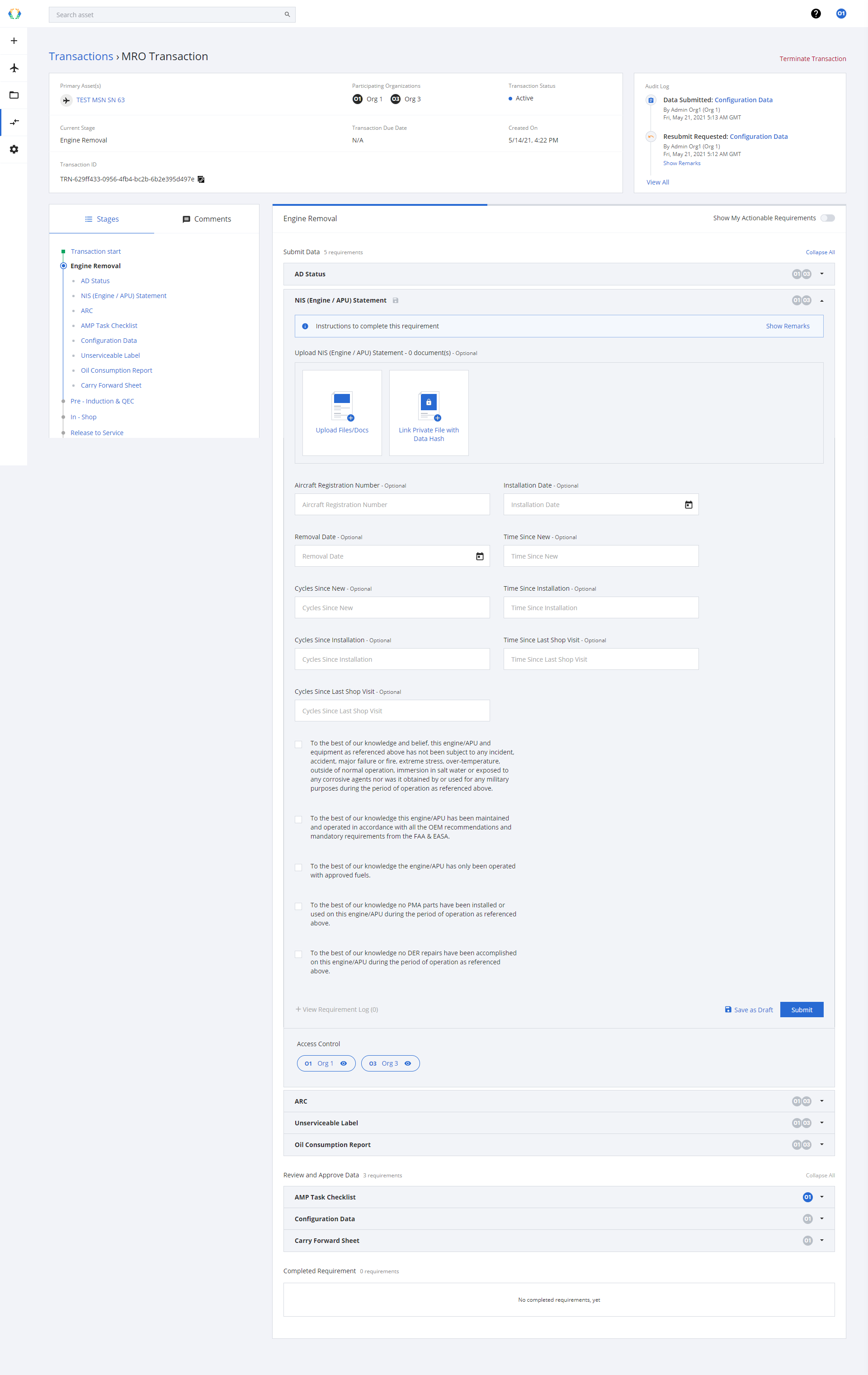 Submit Data Methods