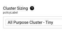 Cluster Sizing option for direct-to-lakehouse pipelines
